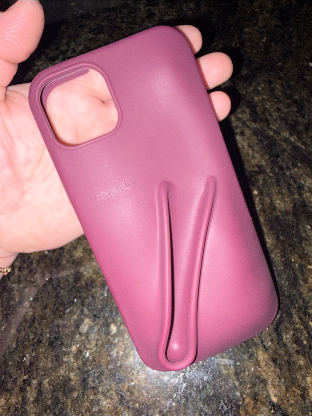 RHODE Silicone Phone Case - Dusty Mauve